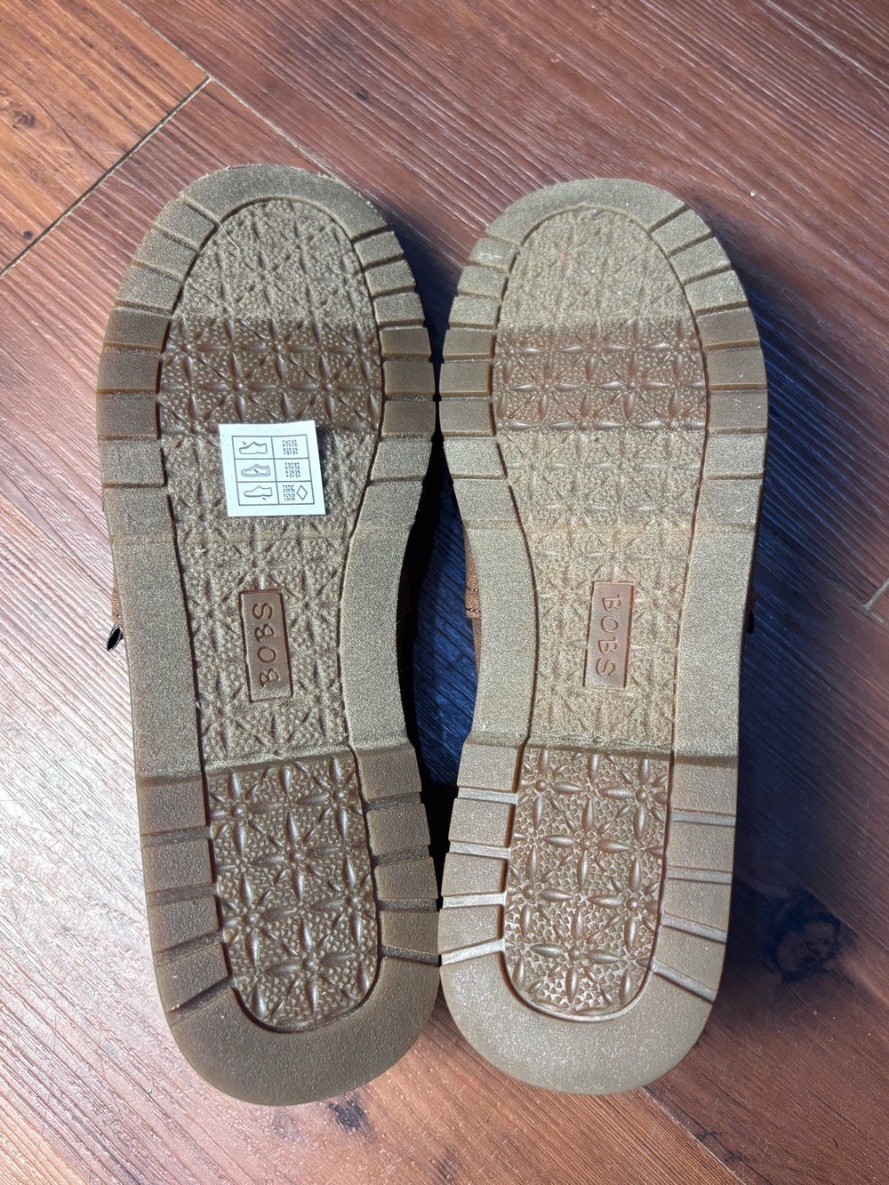 Skechers Bobs Memory Foam Slip-On - Brown with Faux Fur, Size 6 - NEW - Picture 2 of 6